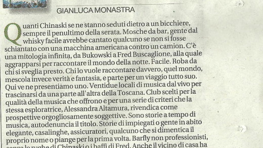 Repubblica 17 febbr 2013, recensione di Gianluca Monastra